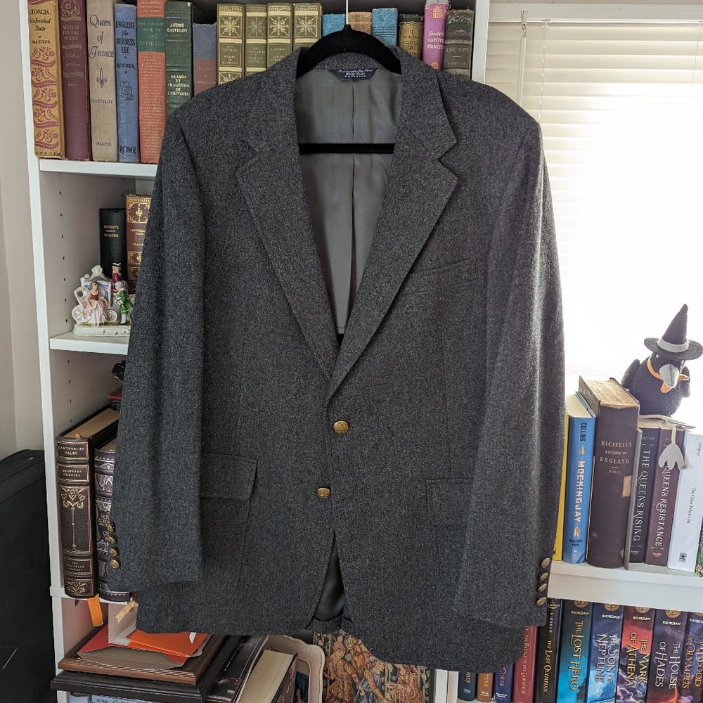Gray Wool Blazer